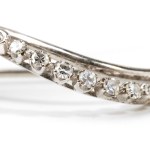 Gold diamond brooch