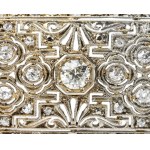 Diamond brooch