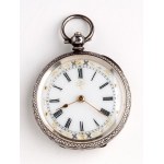 Sterling silver swiss pocket watch
