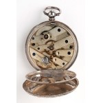 Sterling silver swiss pocket watch