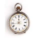 Solid silver Swiss pocket watch