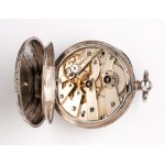 Sterling silver Swiss pocket watch
