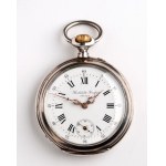 Serafino Bertolotti Solid silver Swiss pocket watch