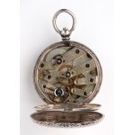 Sterling silver Swiss pocket watch