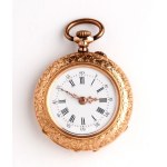 18K gold Swiss pocket watch