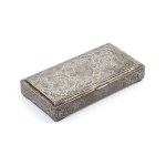 Persian solid silver box