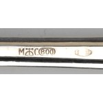 CLEMENTI Italian solid silver cutlery set for 24, 220 pieces