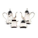 Italian solid silver tea and coffe sset