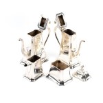 Italian solid silver tea and coffe sset
