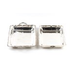 italian solid silver entrée dish