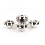 12 Italian solid silver dessert bowls