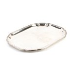 Italian solid silver tray