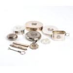 A lot of italian solid silver items