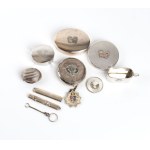 A lot of italian solid silver items