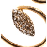 A pair of “Jaipur” gold and diamond drop earrings