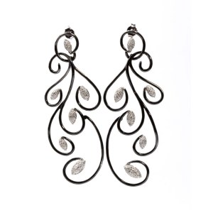 JAPUIR diamond Gold earrings