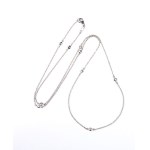 Diamond gold necklace
