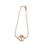 Diamond gold bracelet