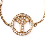 Diamond gold bracelet