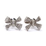 Diamond gold earrings