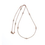 Diamond gold necklace