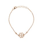 Diamond gold bracelet