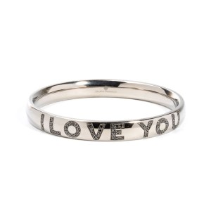 Diamond rigid bracelet