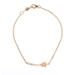 Gold diamond bracelet