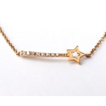 Gold diamond bracelet