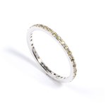 Yellow sapphire gold ring