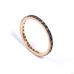 Sapphire gold ring