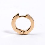 Diamond gold single earring