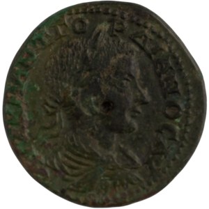Antica provincia romana, Tracia. 238-244 d.C. Gordiano III, moneta d'argento, 26 mm
