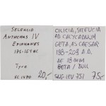 Ancient Seleucid Kings. Antiochus IV & Cilicia Seleucia Geta (2 pieces)