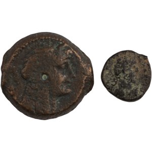 Starověká ptolemaiovská Kleopatra V. a Hisibis Marcinus z Mezopotámie (2 kusy)