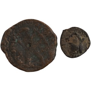 Starověká ptolemaiovská Kleopatra V. a Hisibis Marcinus z Mezopotámie (2 kusy)