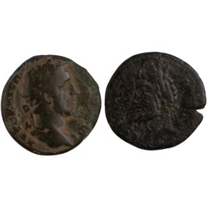 Antica provincia romana. Antonino Pio e Settimio Severo (2 pezzi)