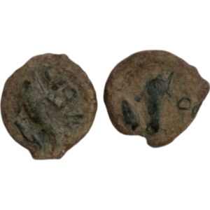 Ancient Skythia Olbia. 325-320 BC. Unit Apollo Dolphin (2 pieces)