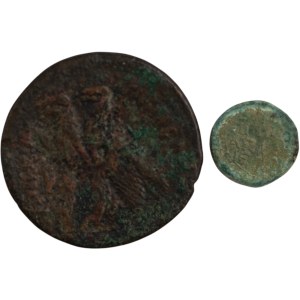 L'antico Tolomeo VI Filometore e Frigia Eucarpeia Livia (2 pezzi)