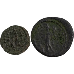 Ancient Roman. Gordian III & Julia Domna (2 pieces)