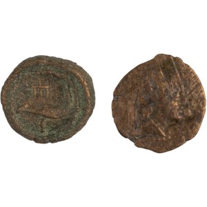 Ancient Greek, Phoenicia. Tyche & Pamphylia Prima Pisidia Etenna (2 pieces)