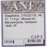 Antike römische Provinz, Moesia Inferior. 213–222 n. Chr. Elagabalus, Æ, 17 mm