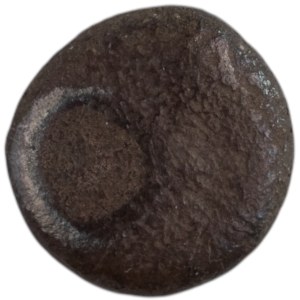 Antikes Griechisch. Silberner Obol, ca. 600–500 v. Chr.