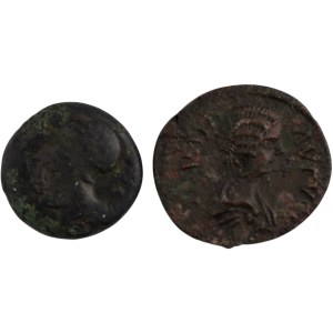 Ancient Syracuse Sicily Agathokles & Julia Domna (2 pieces)