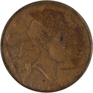 United States 1863 Civil War Token Brockage Error