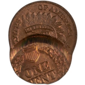 United States 1877 Cent Mini Token Double Struck Error