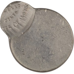 United States ND 5 Cents Off Centre Error