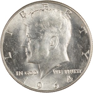 United States 1964-D D/D Silver 50 Cent Kennedy
