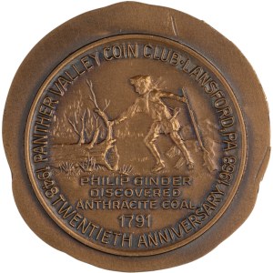 United States Valley Coin Club Medal Double Struck Error