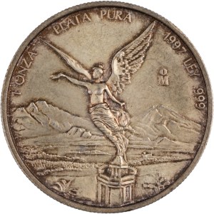 Mexico 1997 Silver Libertad 1 Onza - Better Date